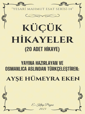 cover image of Küçük Hikayeler